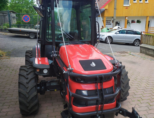 Nový traktor – Využili jsme opět dotace na zefektivnění hospodaření v obecních lesích